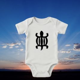 Adinkra Symbol Denkyem baby bodysuit
